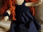 bambola waldorf rossa
