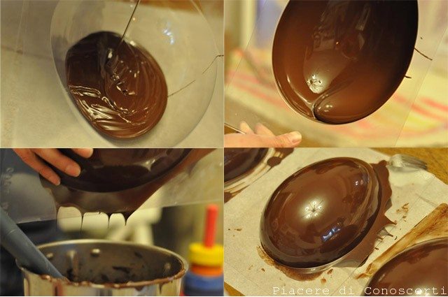 come fare l'uovo di cioccolata