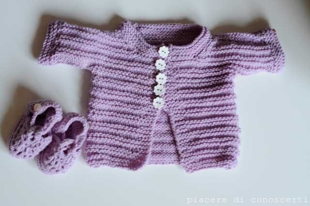 maglioncino neonato facile
