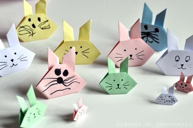 coniglietto origami facile bambini