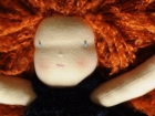 capelli rossi bambola waldorf