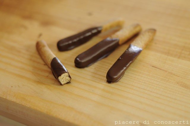 biscotto frolla light con cioccolata tipo togo facili